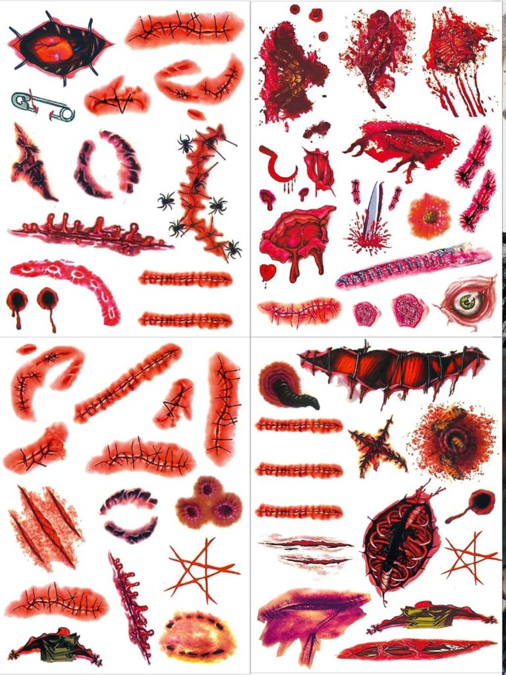 Halloween temporary tattoos - Picture 2 of 6